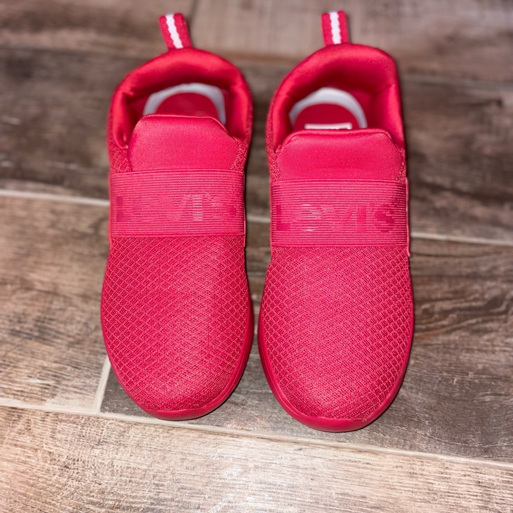 Red Levi’s shoes